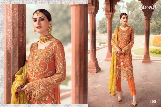 Noor Zebtan Faux Latest Heavy Santoon With Casual Party Wear Pakistani Salwar Suit Collection 